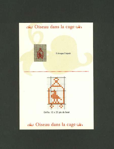 Oiseau dans la cage